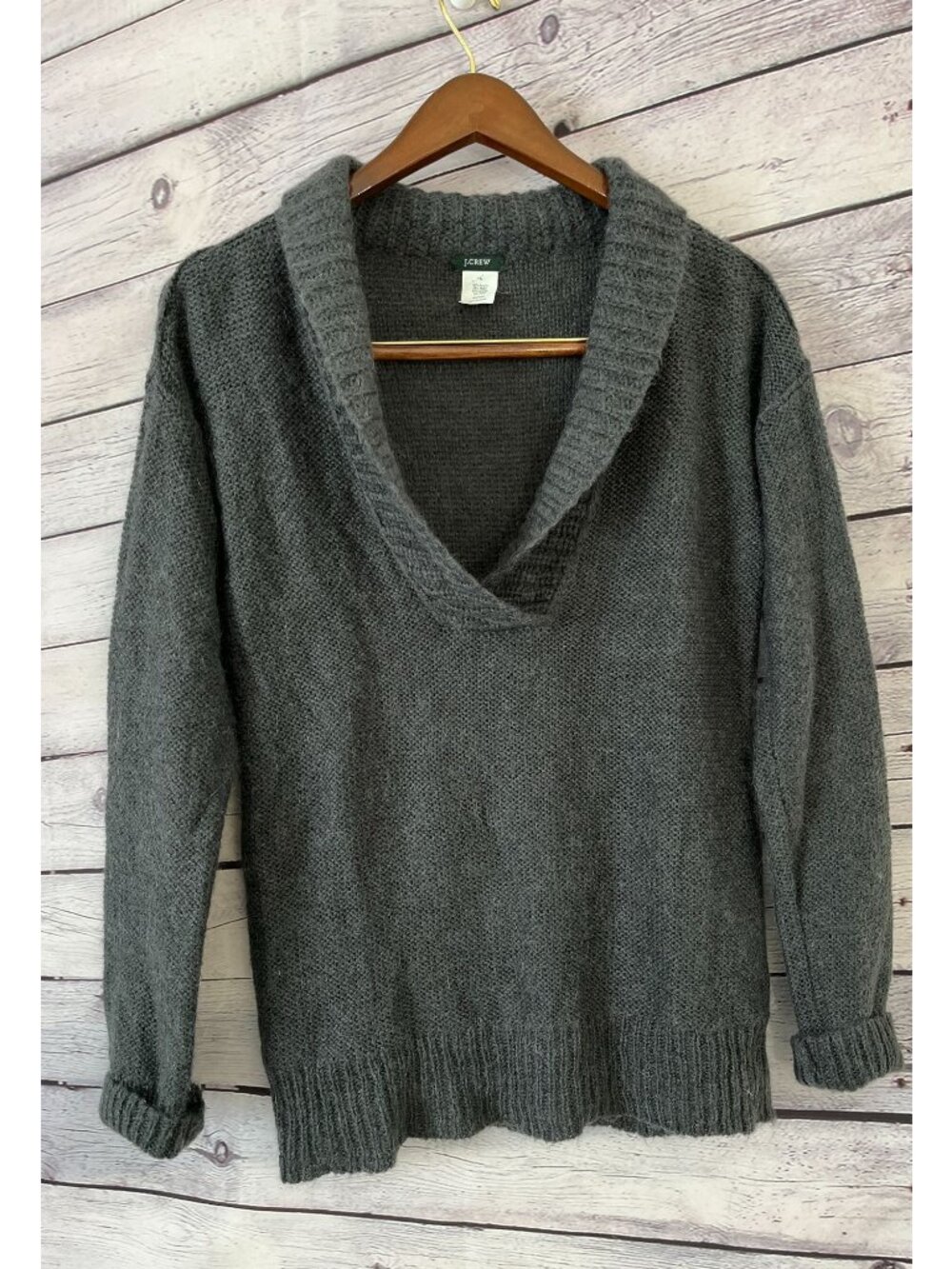 J Crew Fuzzy Mohair/Wool Blend Sweater - Women's SIZE S